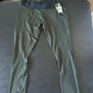 Green XL Under Armour Compression Pants